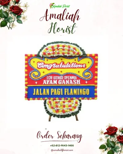 Bunga Papan Congratulation di Besar